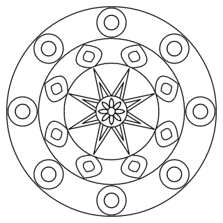 Easy Mandala #12