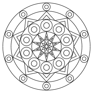 Easy Mandala #35