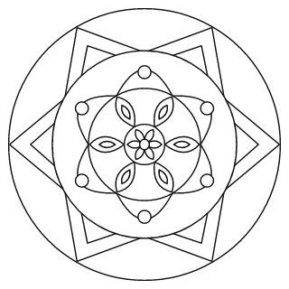 Easy Mandala #38