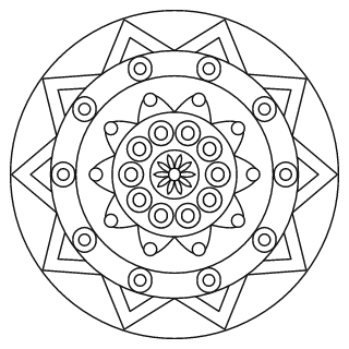 Easy Mandala #39
