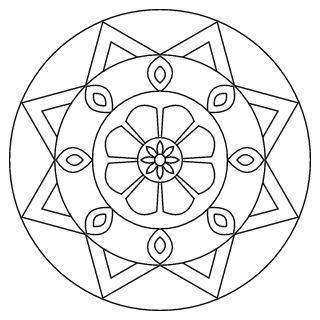 Easy Mandala #42