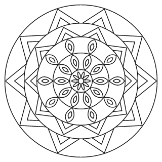 Easy Mandala #43