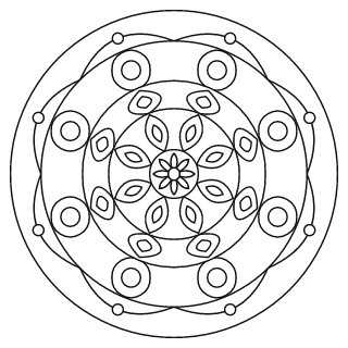 Easy Mandala #46