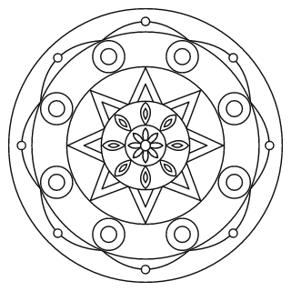 Easy Mandala #51