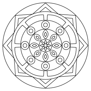 Easy Mandala #52