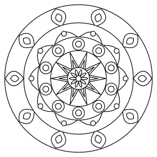 Easy Mandala #54