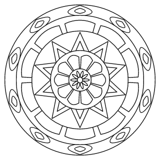 Easy Mandala #55
