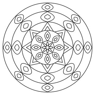 Easy Mandala #56