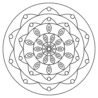 Easy Mandala #57