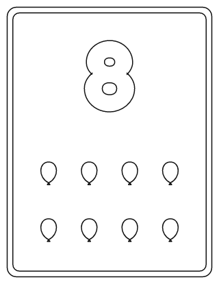 Number 8 Coloring Page
